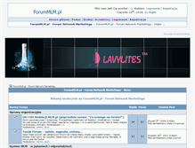 Tablet Screenshot of forummlm.pl
